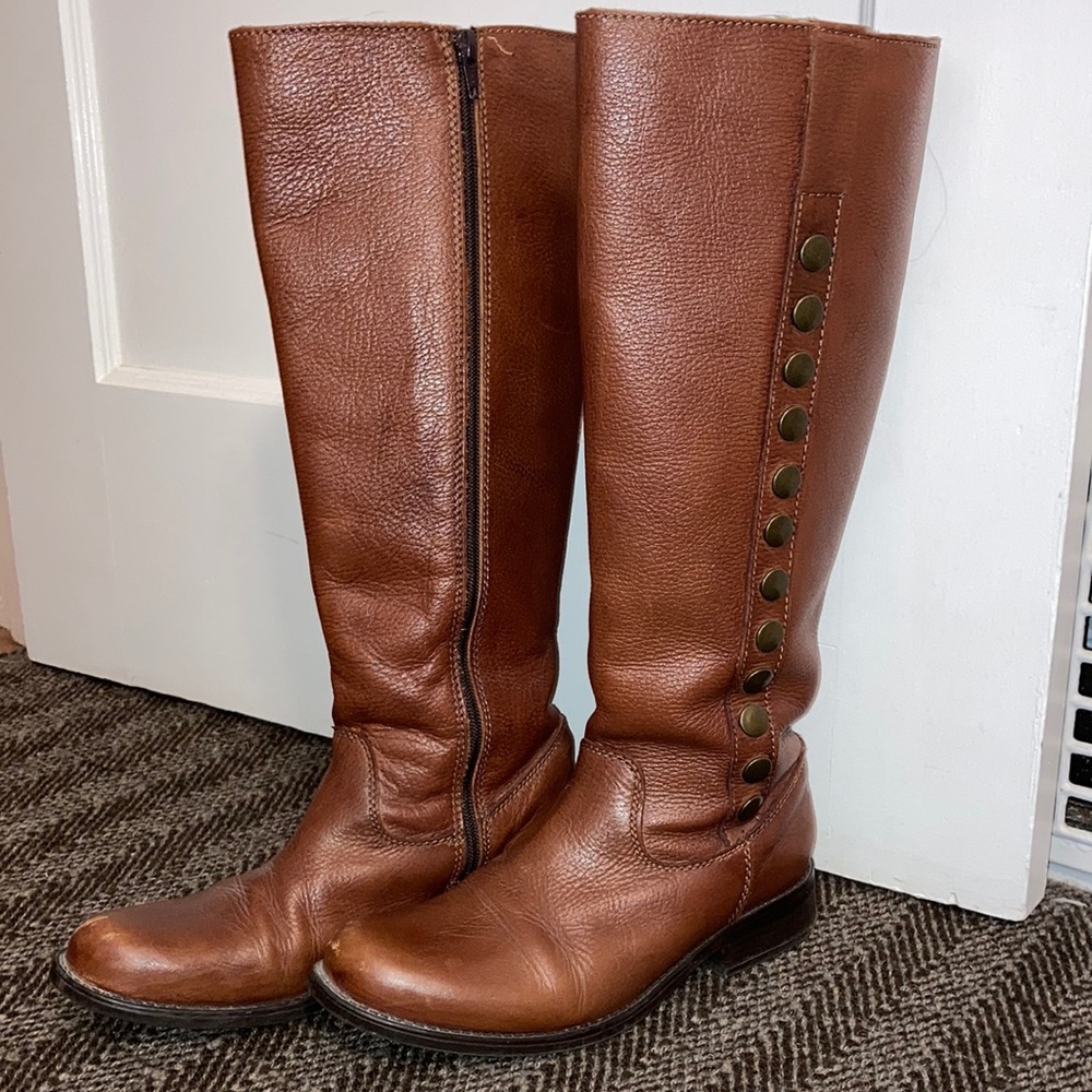 Steve Madden Tall Leather Riding Boots